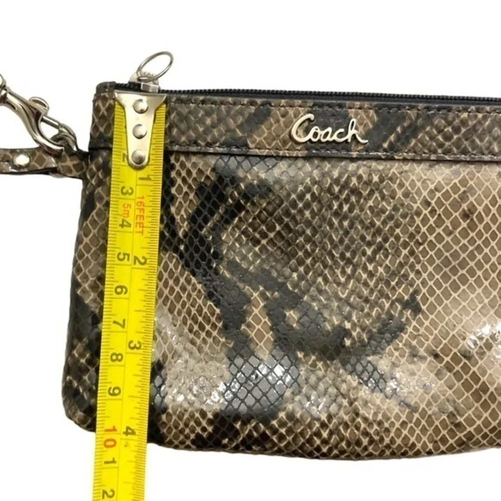Coach Ashley snakeskin embossed wristlet - Picture 3 of 5